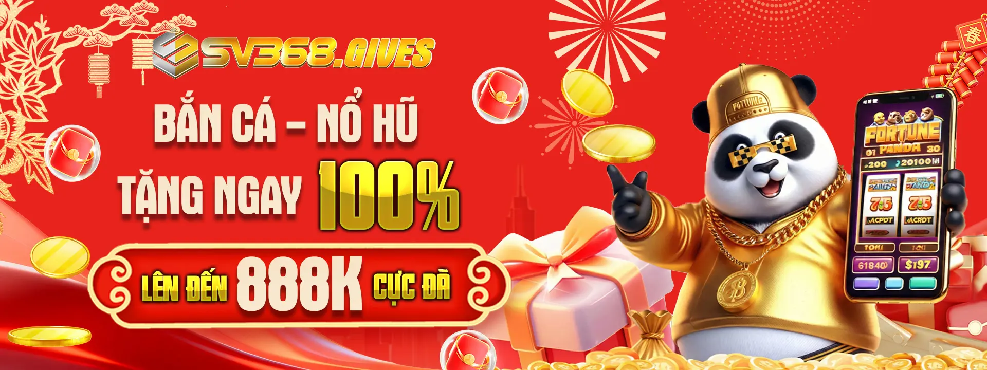 Bắn cá, nổ hũ tặng 100%