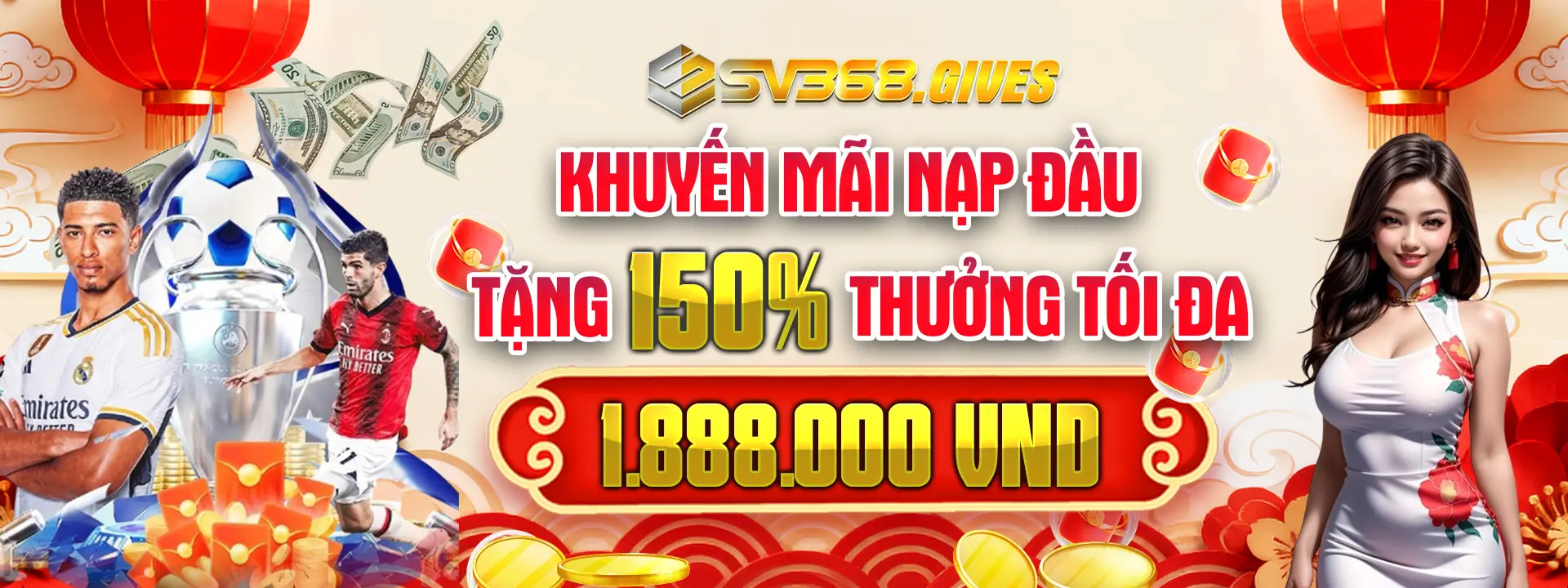 Tặng nạp đầu 150% tối đa 1.888k