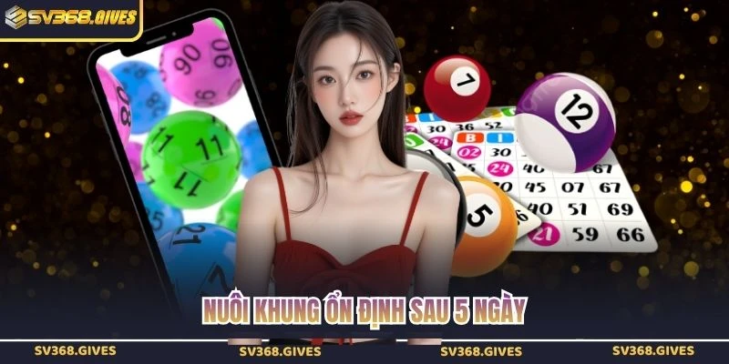 Nuôi khung ổn định sau 5 ngày